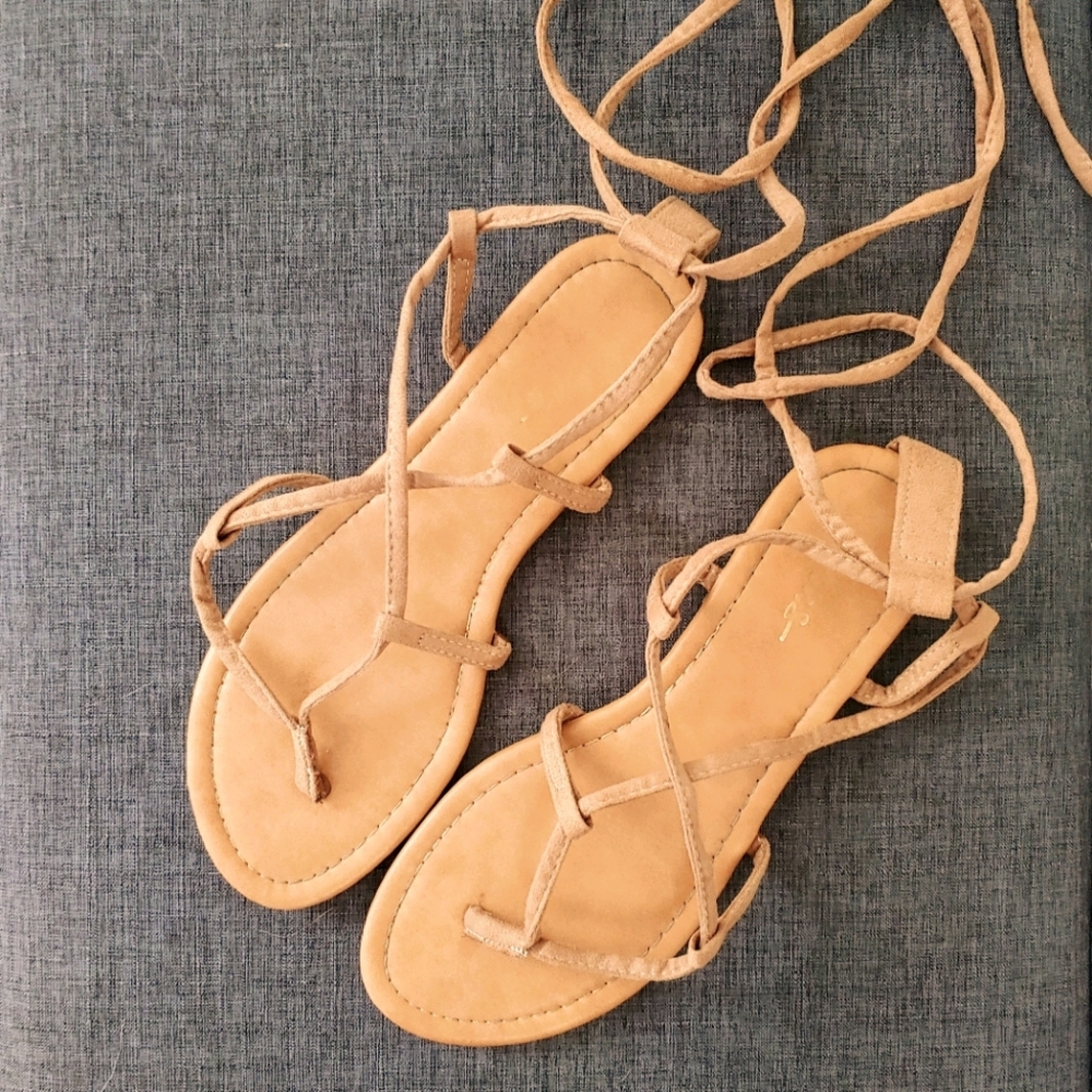 Lulus Tie Gladiator Sandals